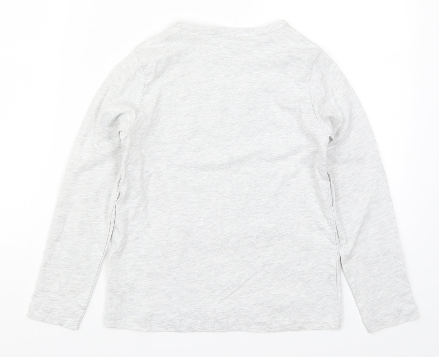 Primark Girls Grey Solid  Top Pyjama Top Size 7-8 Years  - Sleep and Snooze Koala