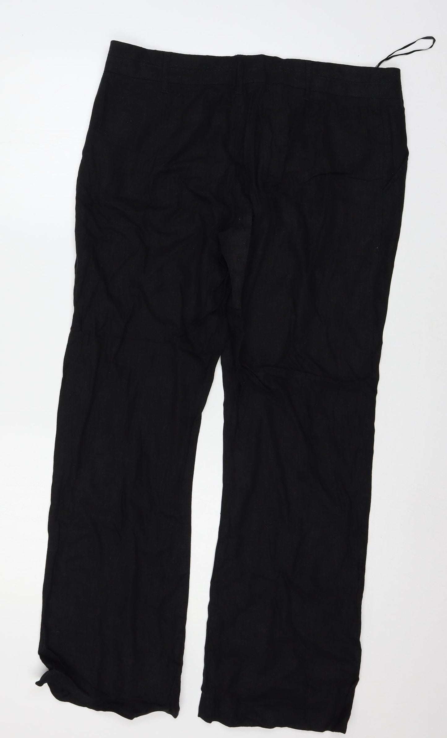 George Womens Black   Trousers  Size 14 L29 in