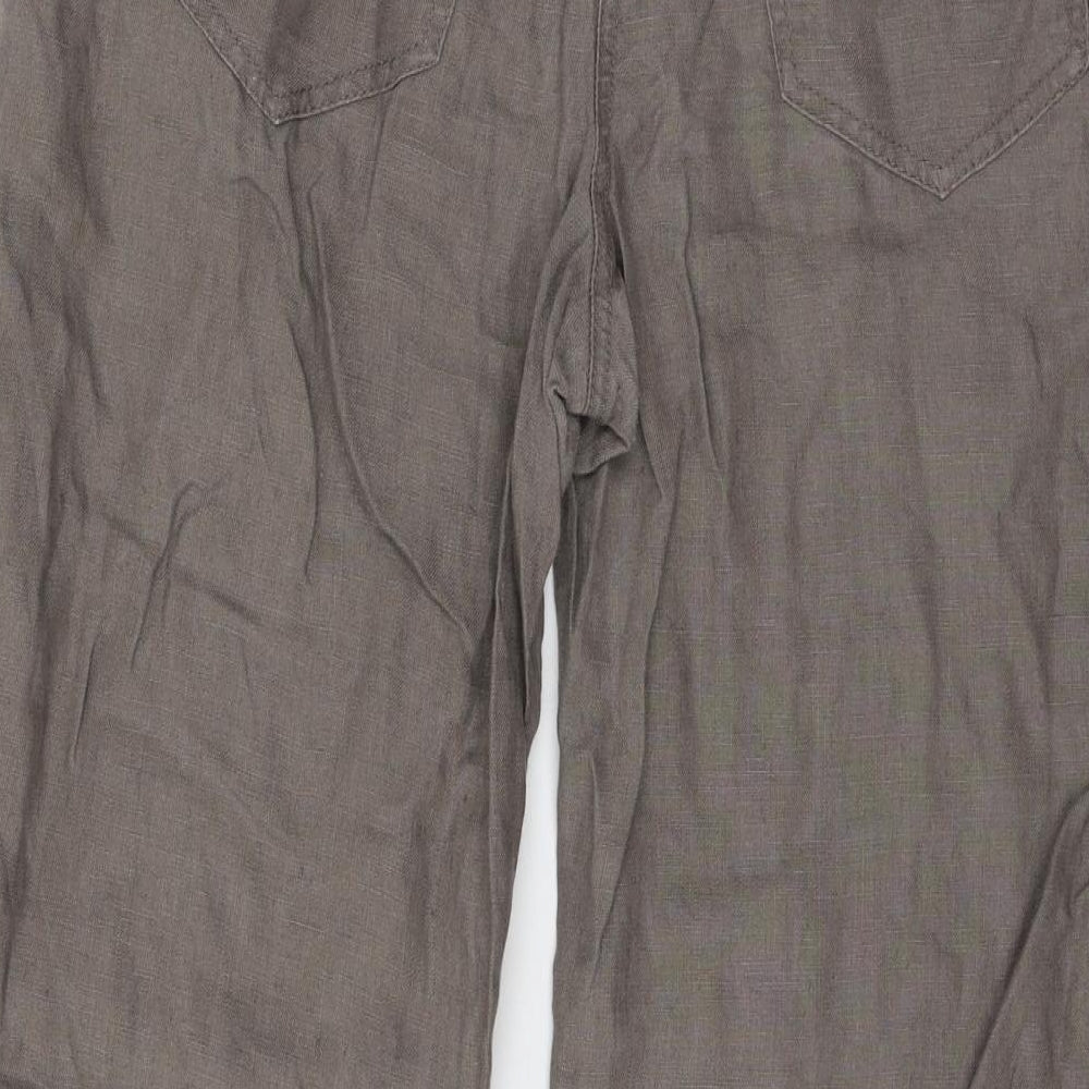 George Womens Brown   Trousers  Size 12 L24 in