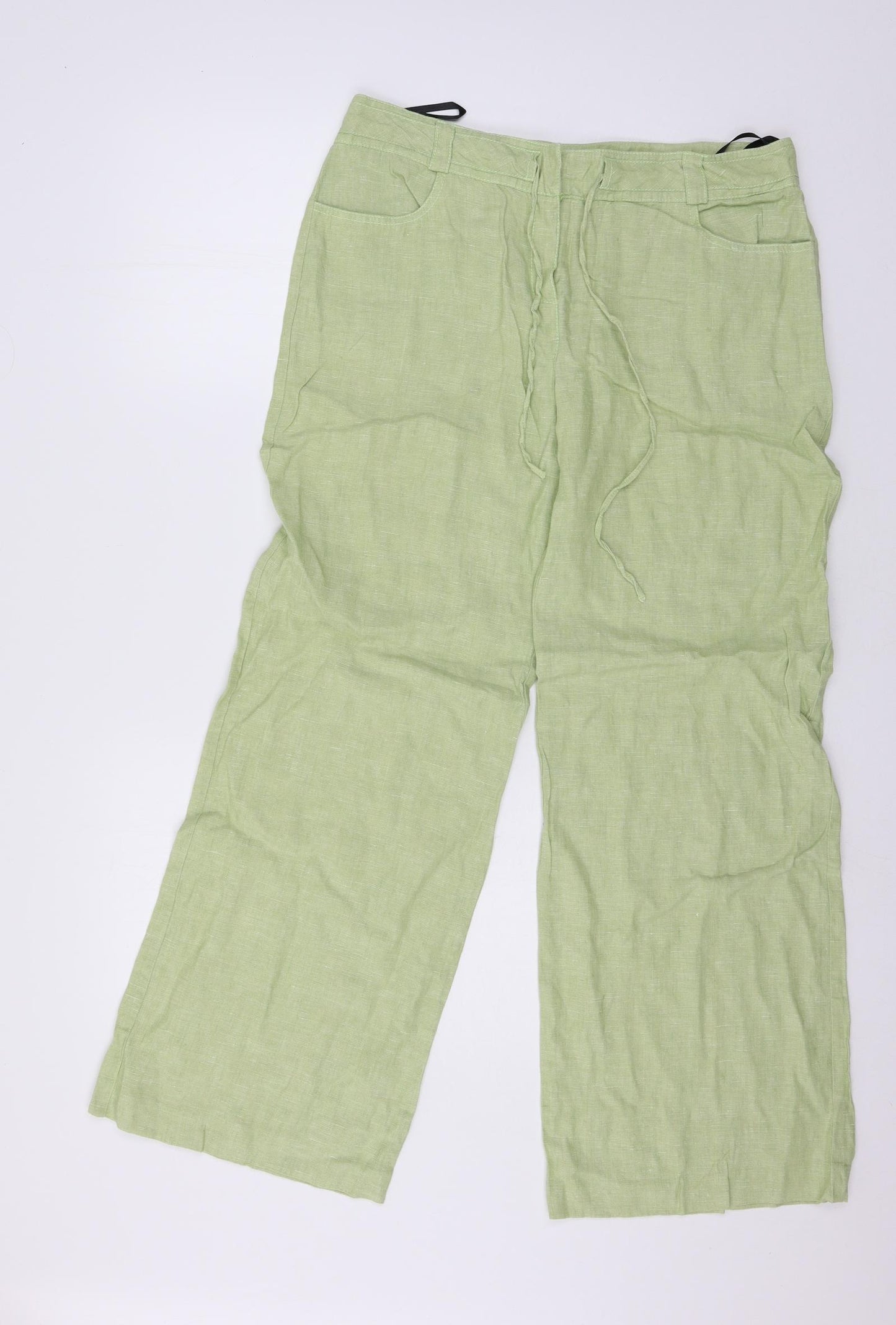 Principles Womens Green   Trousers  Size 14 L29 in