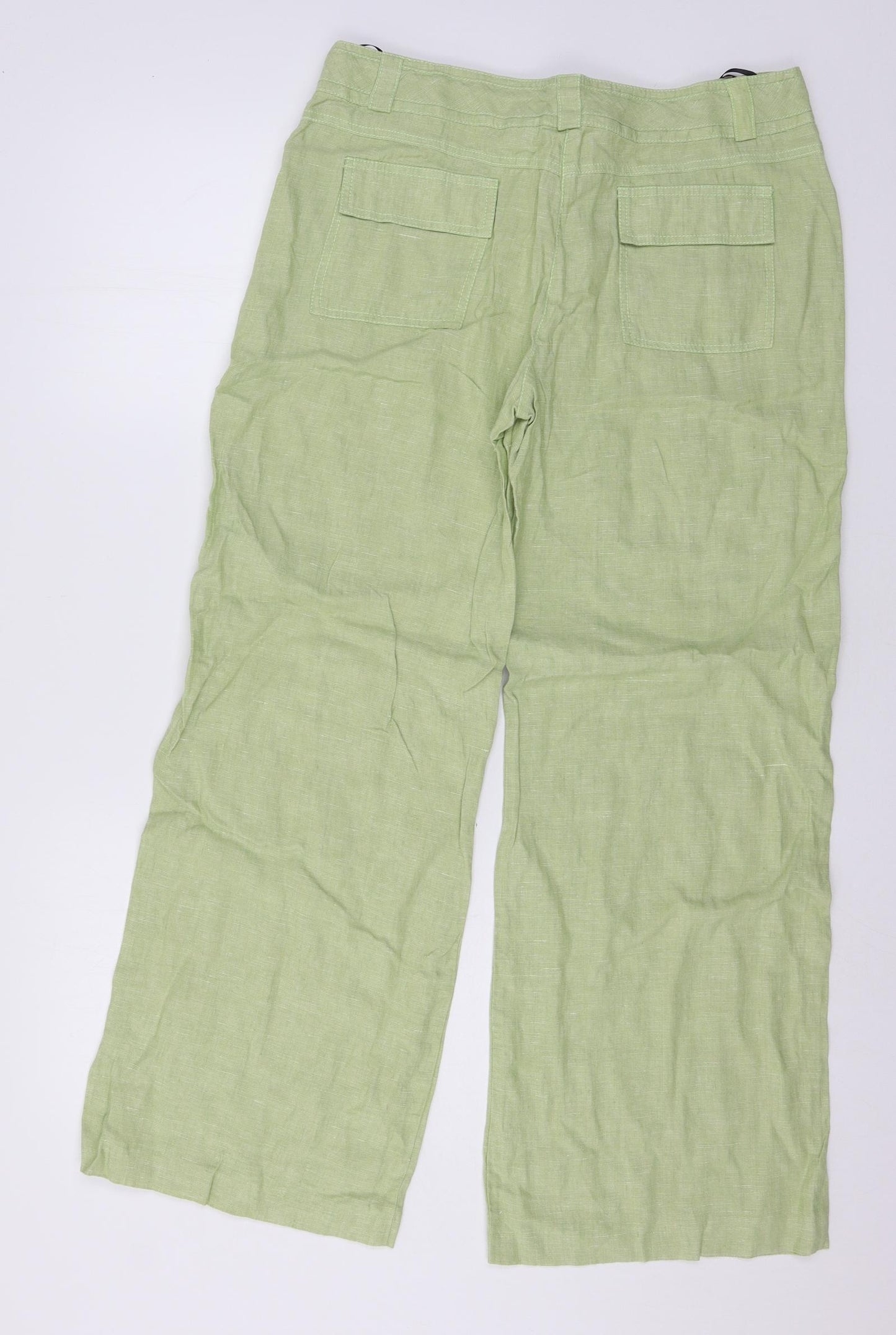 Principles Womens Green   Trousers  Size 14 L29 in
