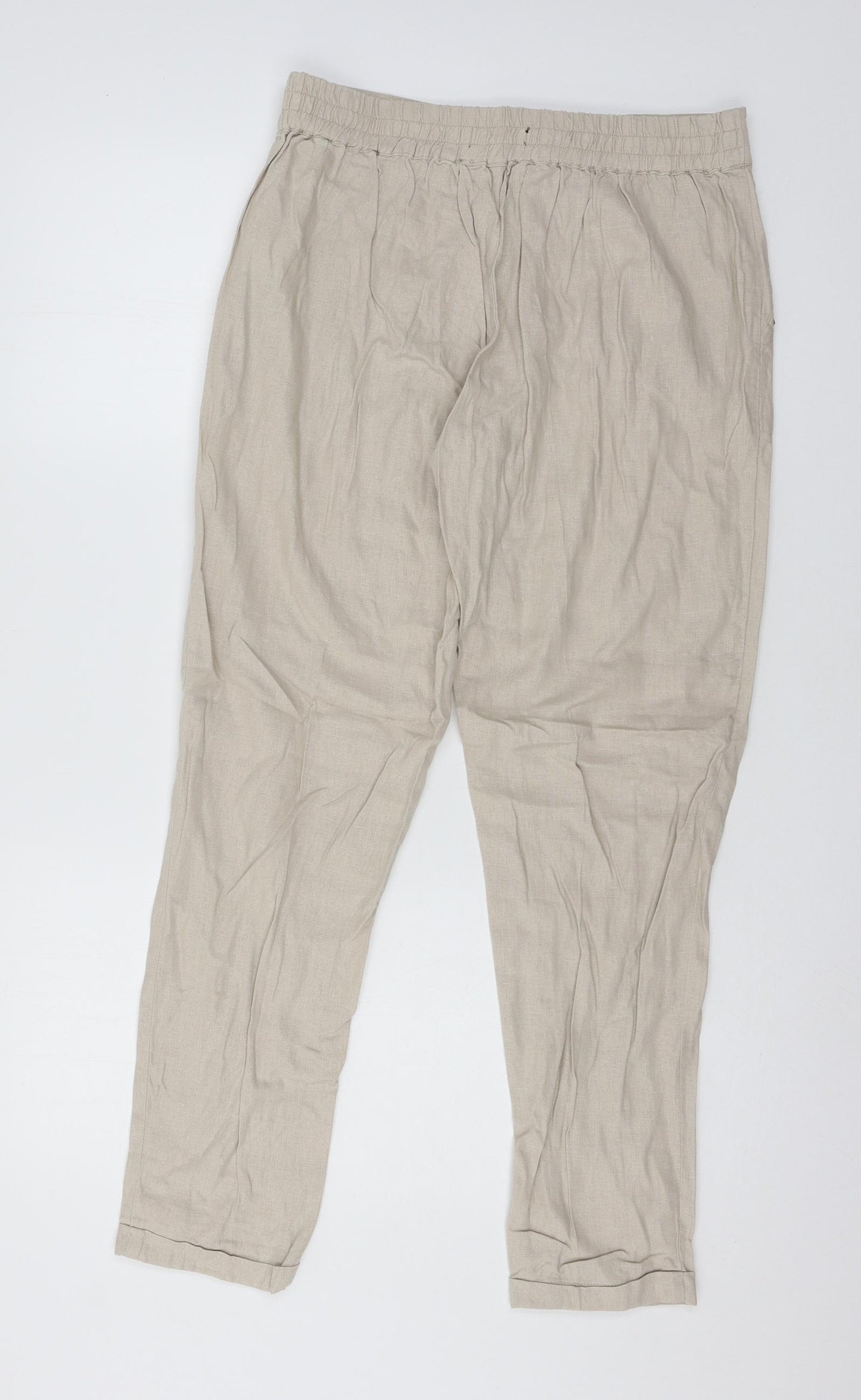 Atmosphere Womens Beige   Trousers  Size 10 L29 in
