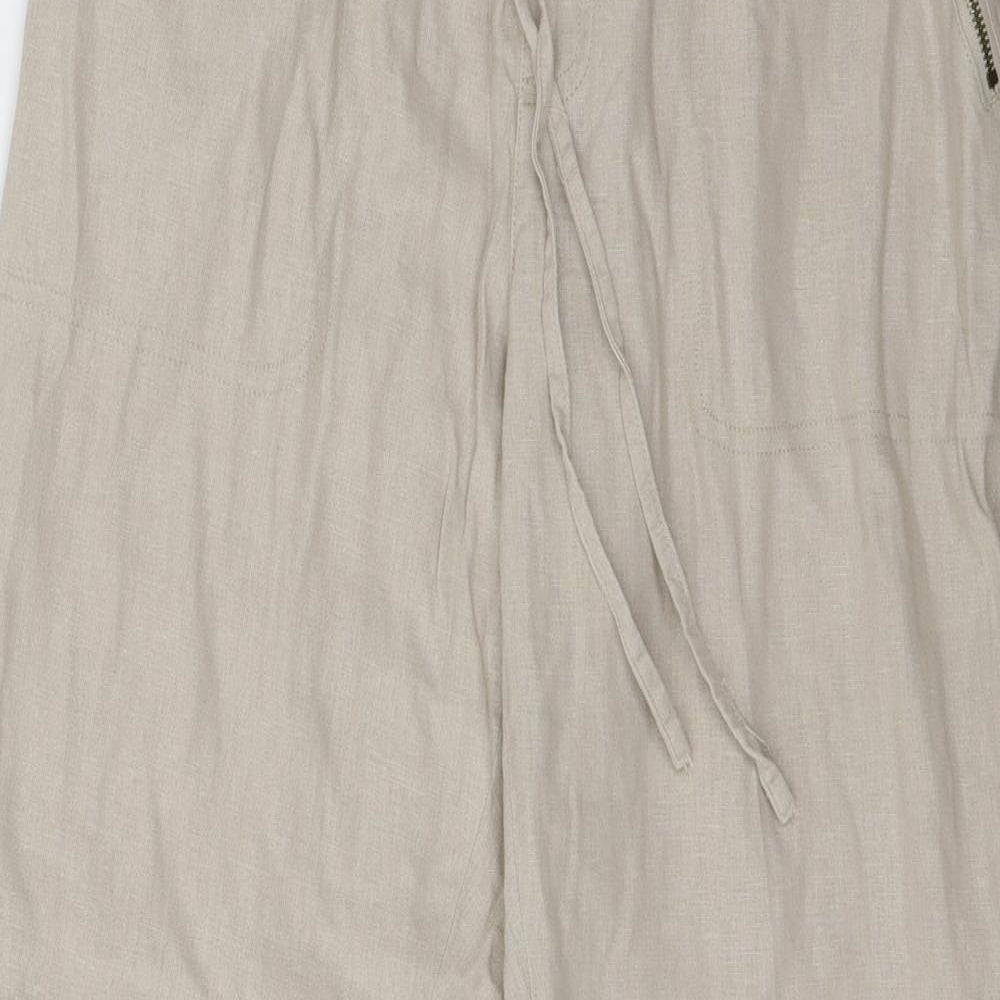 Atmosphere Womens Beige   Trousers  Size 10 L29 in