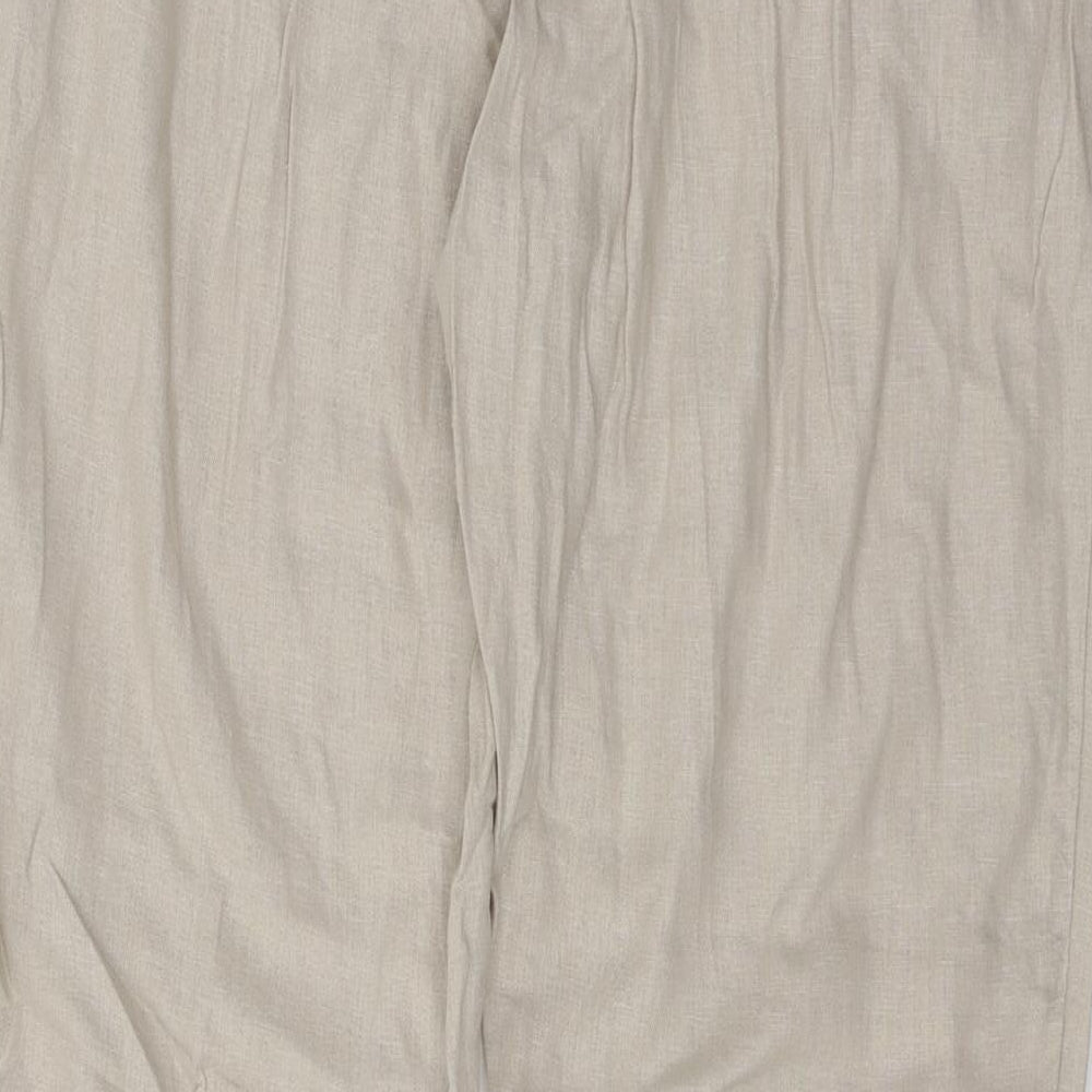 Atmosphere Womens Beige   Trousers  Size 10 L29 in