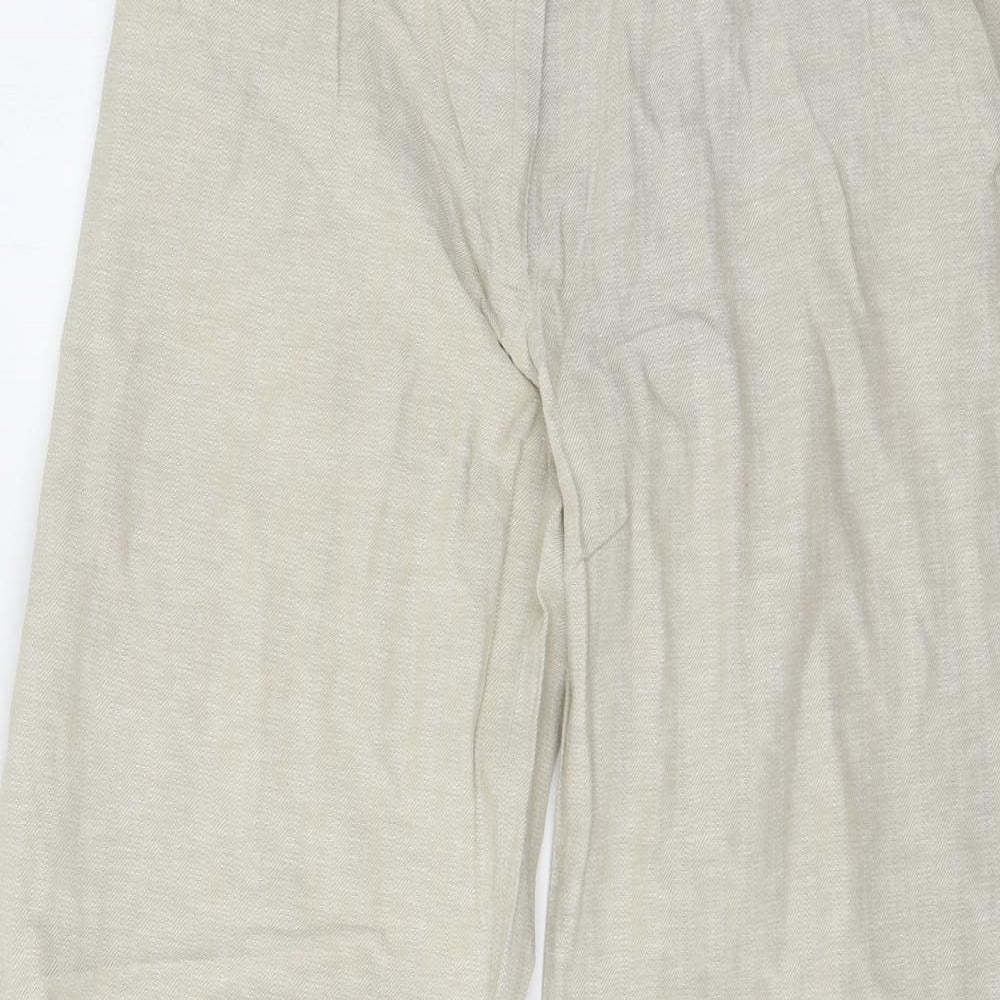 F&F Womens Ivory   Trousers  Size 12 L30 in