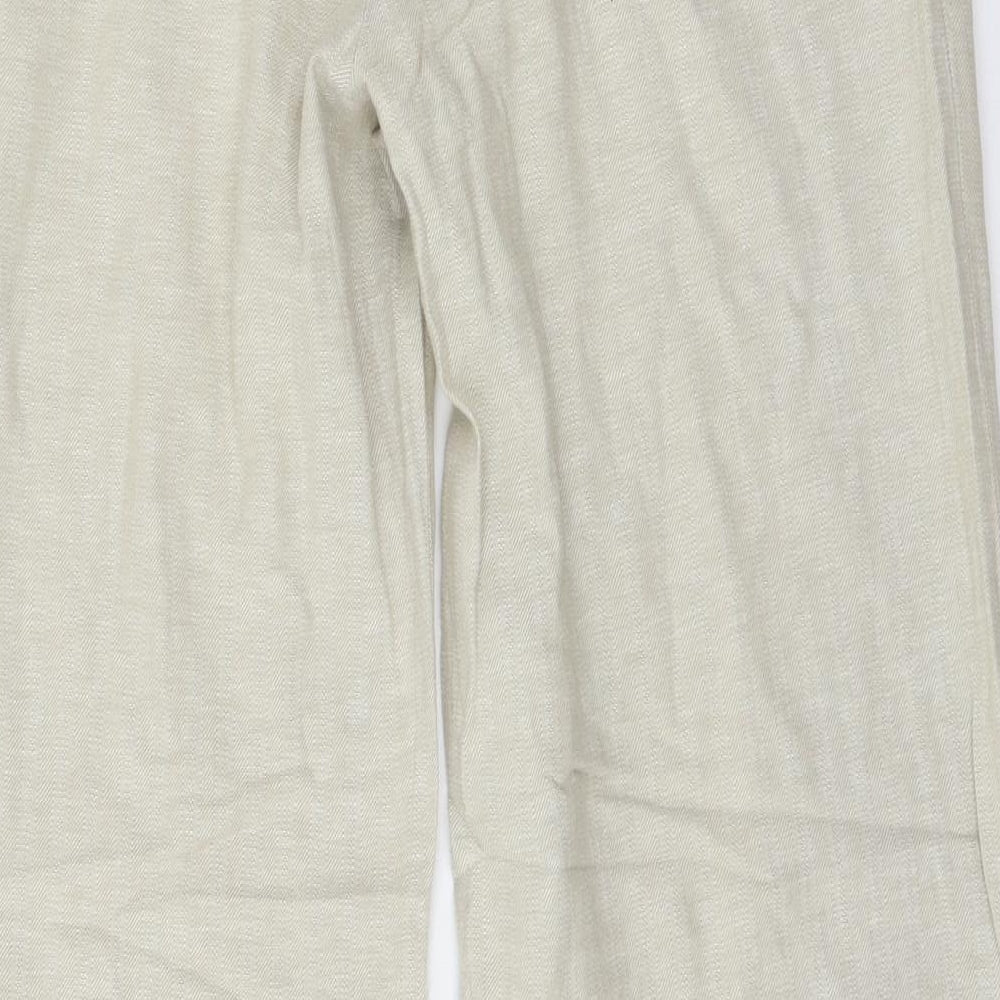 F&F Womens Ivory   Trousers  Size 12 L30 in