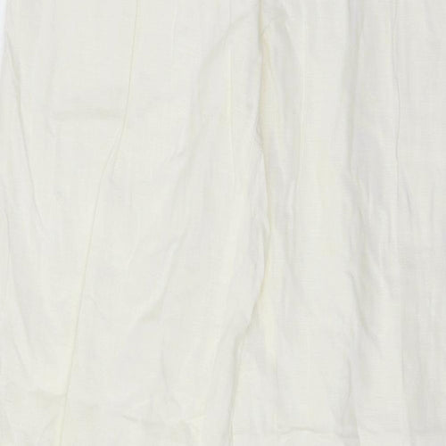 Roberto Naldi Womens Ivory   Trousers  Size 14 L29 in