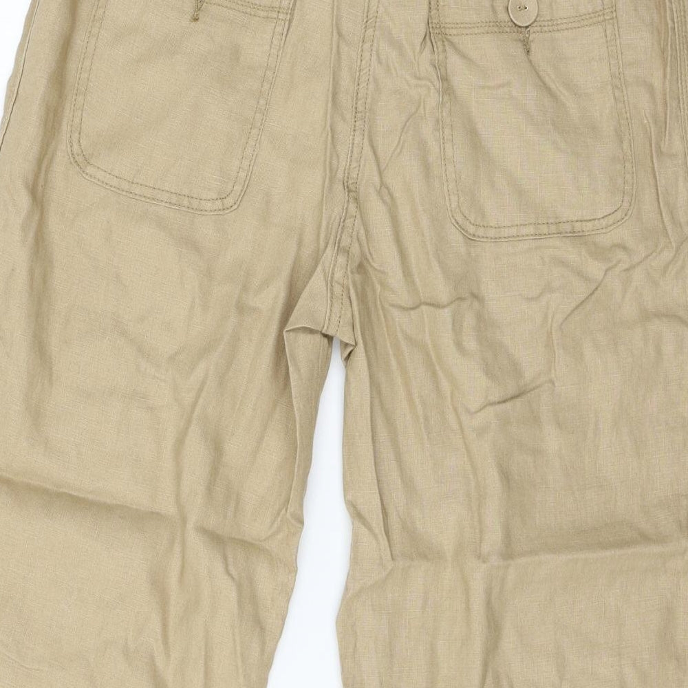 George Womens Brown   Cropped Trousers Size 12 L21 in