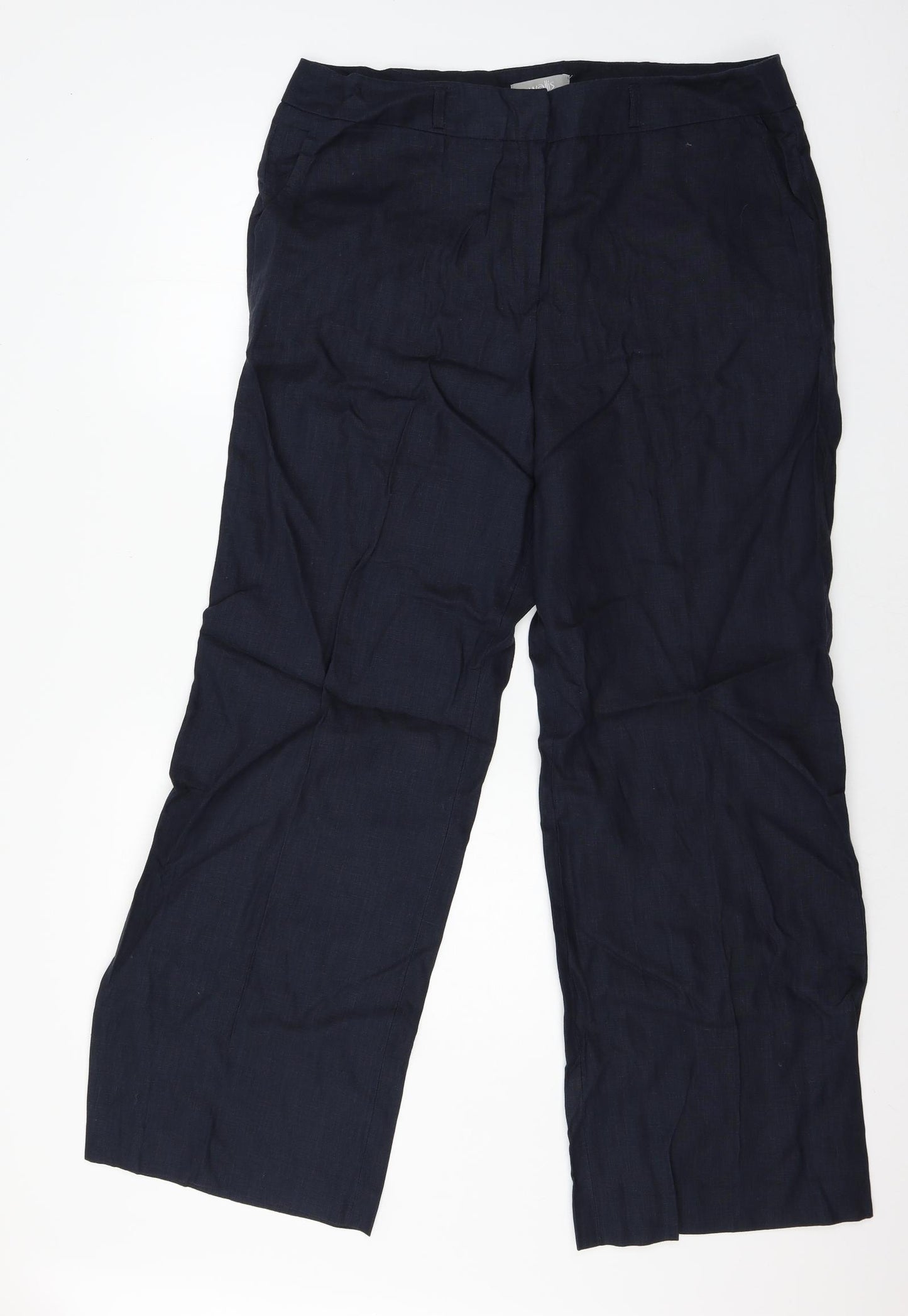 Wallis Womens Blue   Trousers  Size 18 L31 in