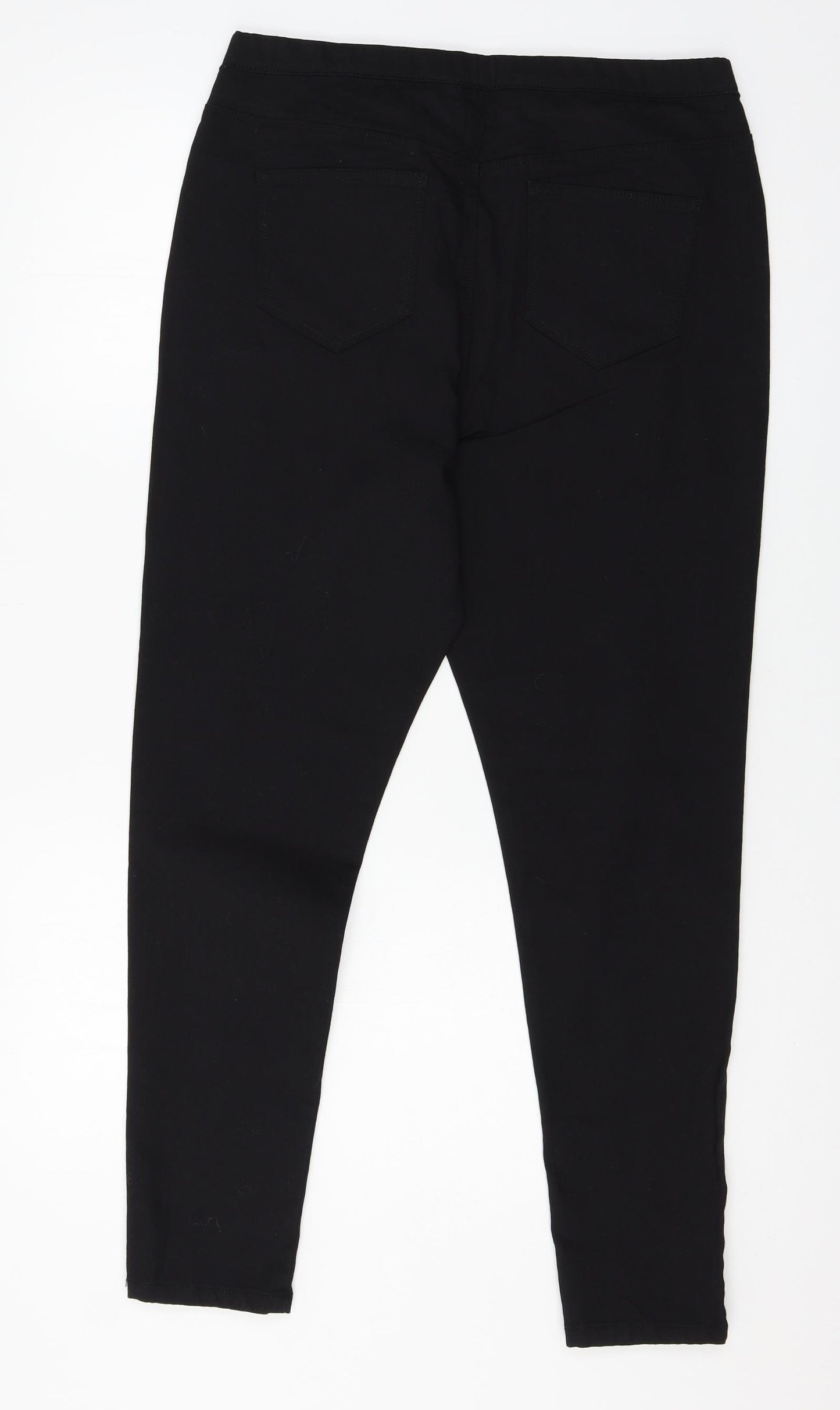 George Womens Black  Denim Jegging Jeans Size 14 L27 in