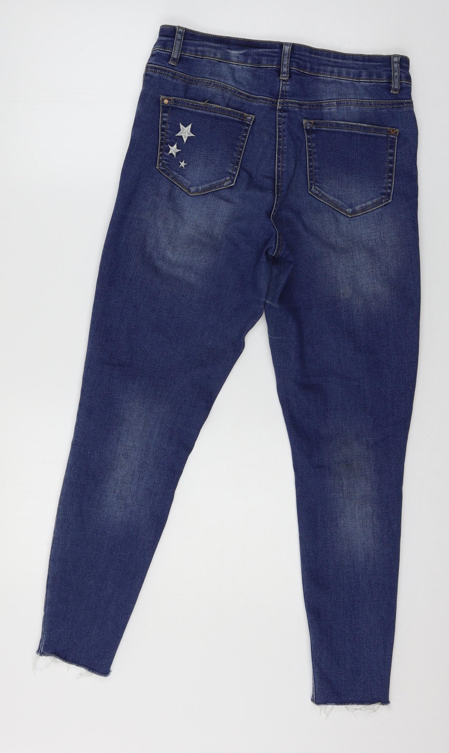 George Womens Blue  Denim Skinny Jeans Size 10 L26 in