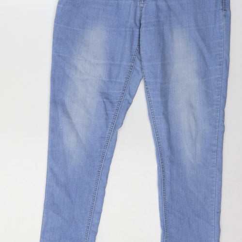 Denim & Co. Womens Blue  Denim Skinny Jeans Size 12 L30 in