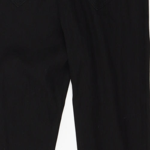 Denim & Co. Womens Black  Denim Skinny Jeans Size 12 L27 in