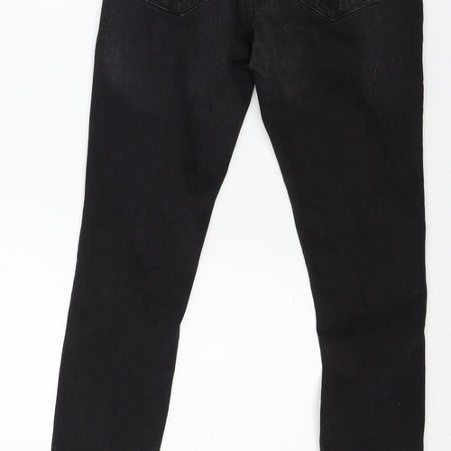 Denim & Co. Womens Black  Denim Skinny Jeans Size 8 L29 in