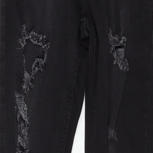 Denim & Co. Womens Black  Denim Skinny Jeans Size 8 L29 in