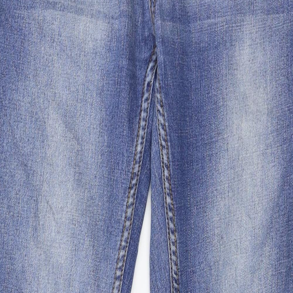 Hype Womens Blue  Denim Skinny Jeans Size 12 L33 in