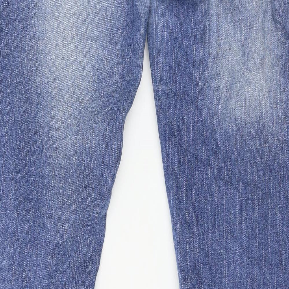Hype Womens Blue  Denim Skinny Jeans Size 12 L33 in
