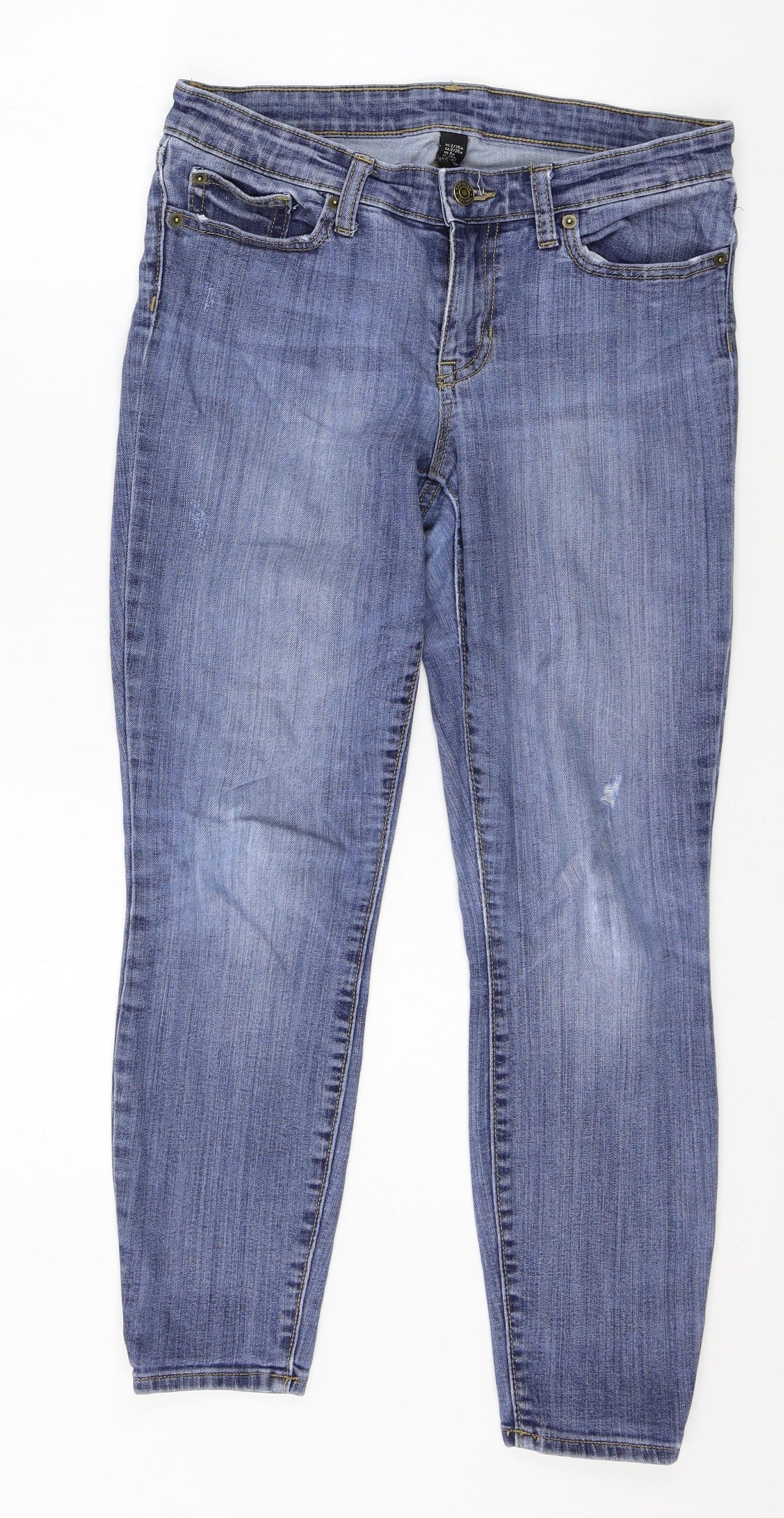 Gap Womens Blue  Denim Skinny Jeans Size 6 L25 in