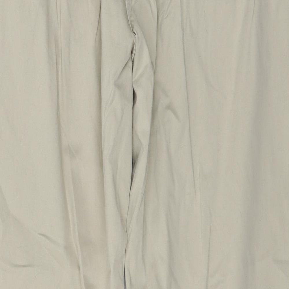 Per Una Womens Ivory   Chino Trousers Size 16 L28 in