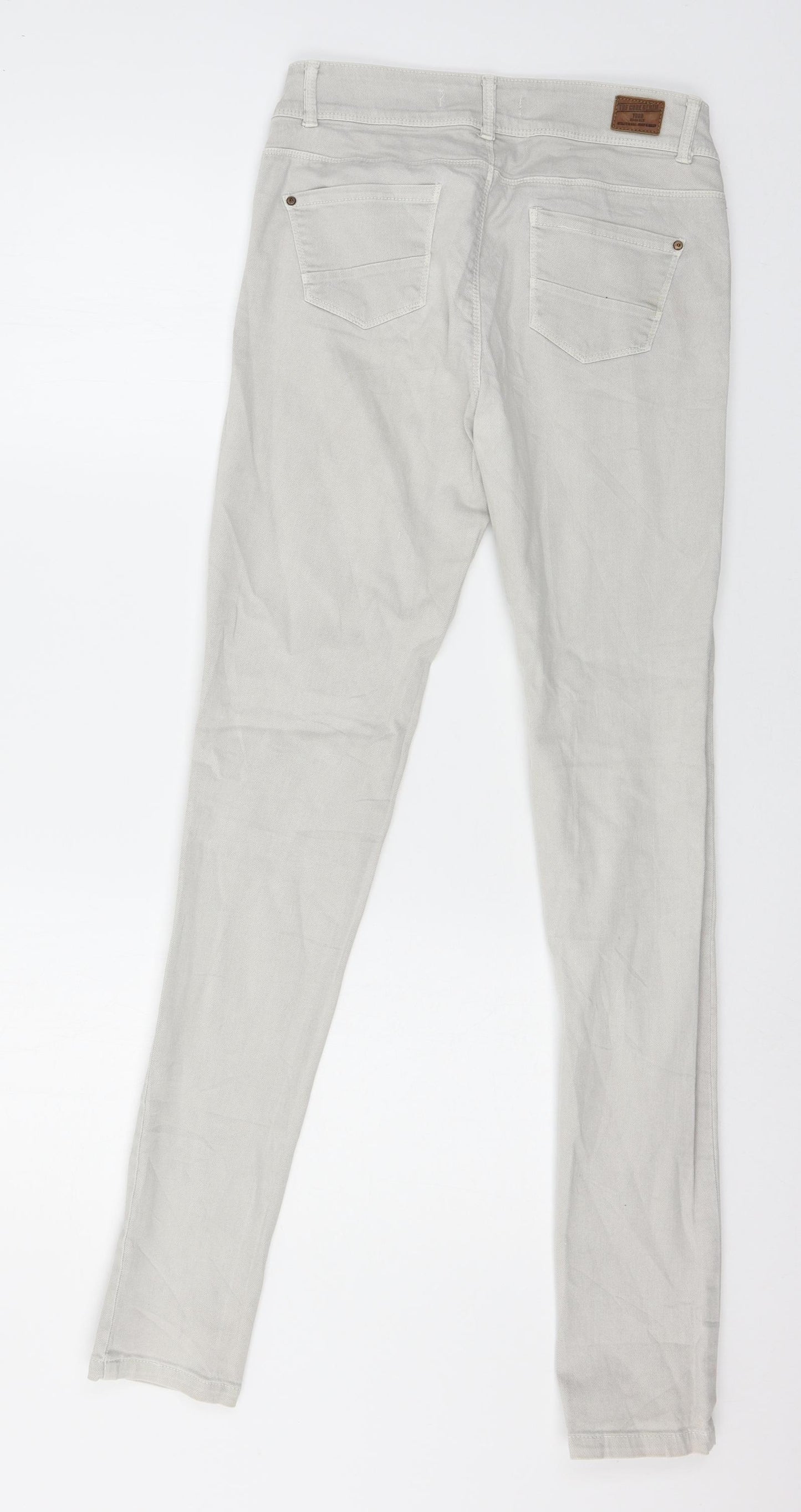 Zara Womens Grey  Denim Skinny Jeans Size 10 L31 in
