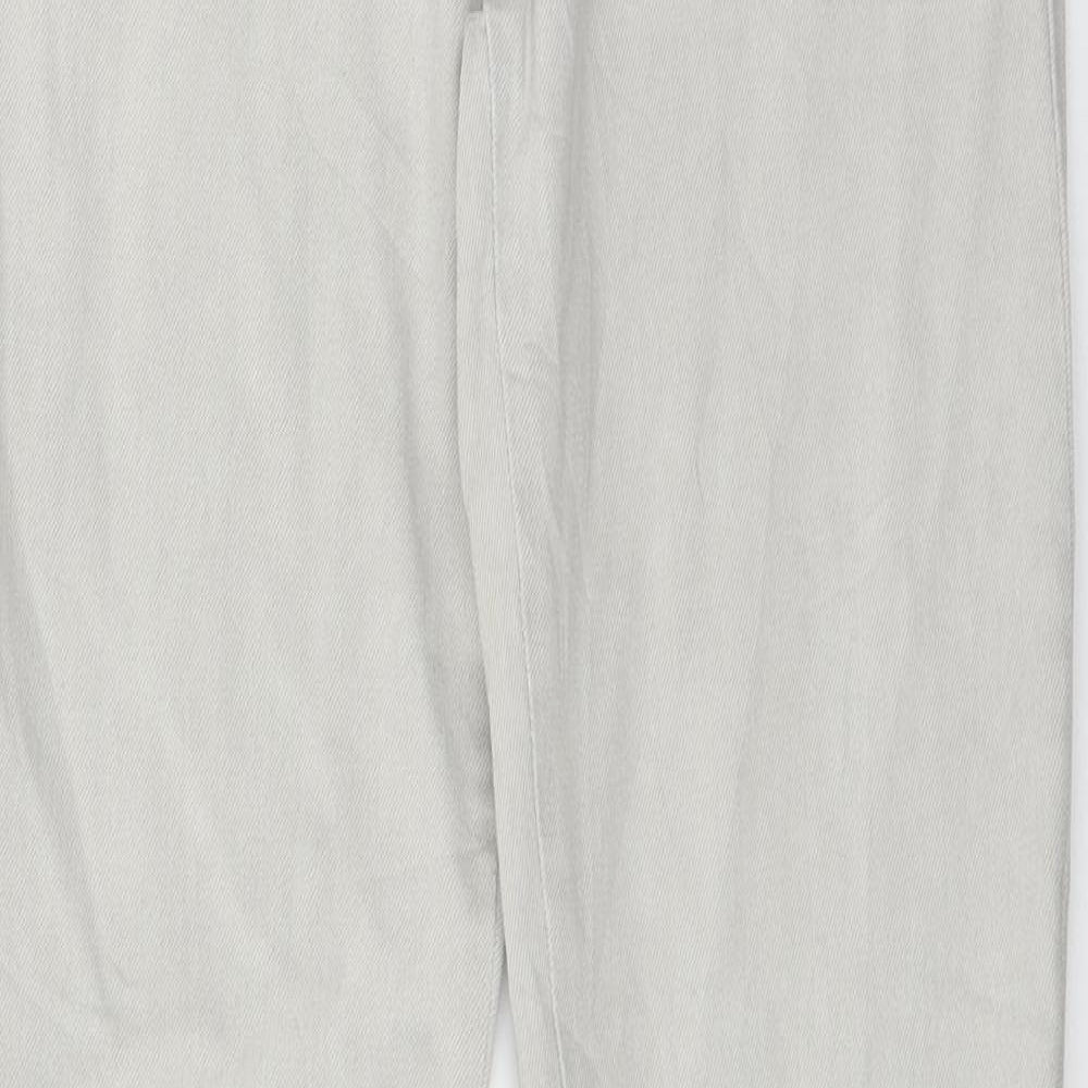 Zara Womens Grey  Denim Skinny Jeans Size 10 L31 in