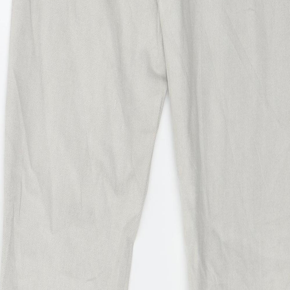 Zara Womens Grey  Denim Skinny Jeans Size 10 L31 in