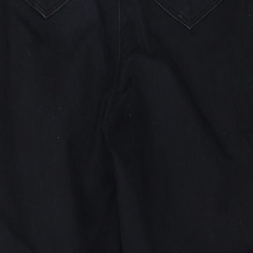 M&Co Womens Blue  Velour Jegging Jeans Size 10 L22 in