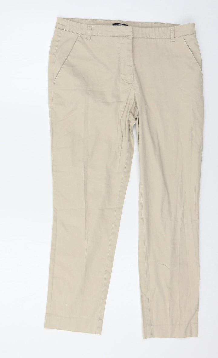Kiabi Womens Beige   Trousers  Size 10 L25 in