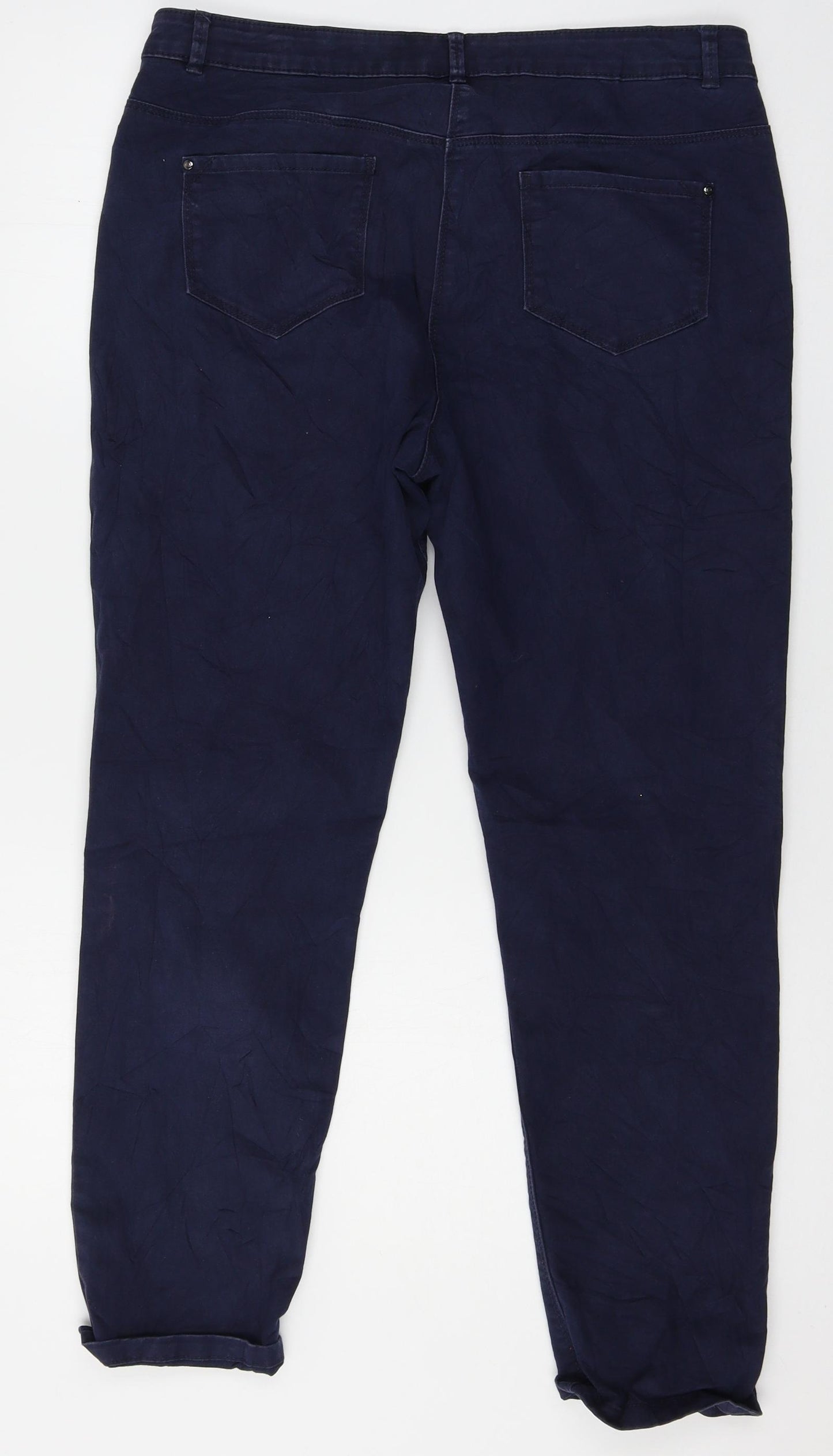 George Womens Blue  Denim Skinny Jeans Size 14 L26 in