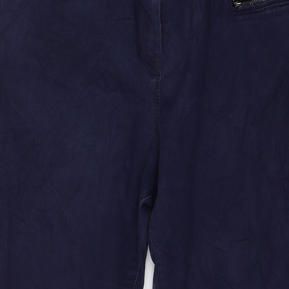 George Womens Blue  Denim Skinny Jeans Size 14 L26 in
