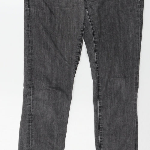 OKAY Womens Grey  Denim Skinny Jeans Size 8 L29 in
