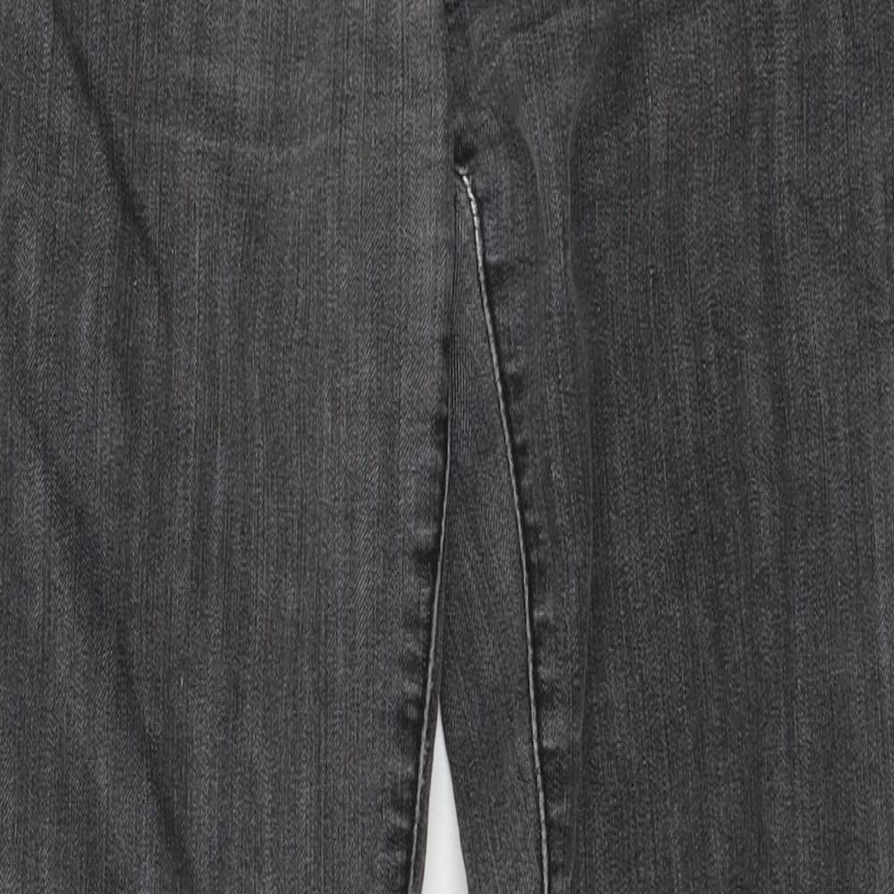 OKAY Womens Grey  Denim Skinny Jeans Size 8 L29 in