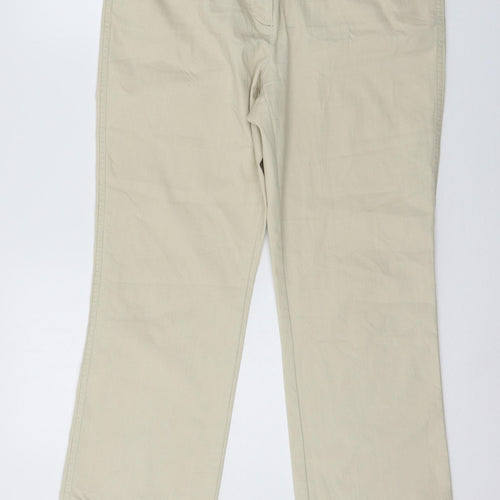 Fairfield Womens Beige  Denim Trousers  Size 12 L29 in