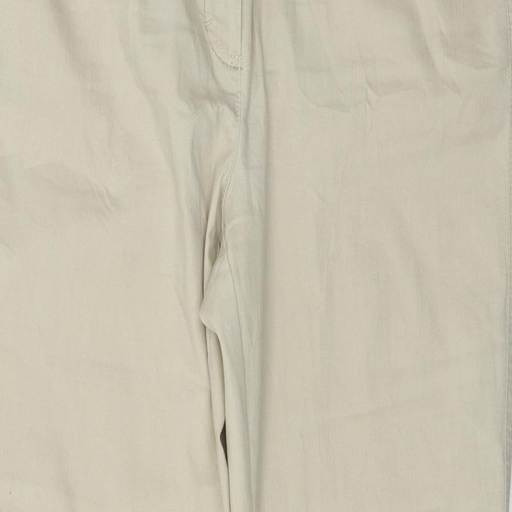 Fairfield Womens Beige  Denim Trousers  Size 12 L29 in