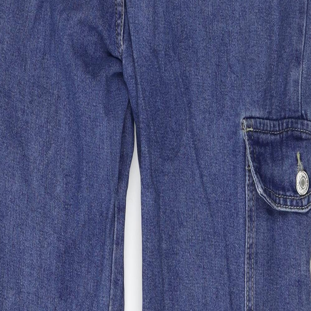 SheIn Womens Blue  Denim Straight Jeans Size M L32 in