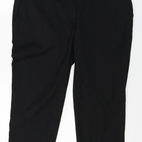 H&M Womens Black   Trousers  Size 14 L22 in