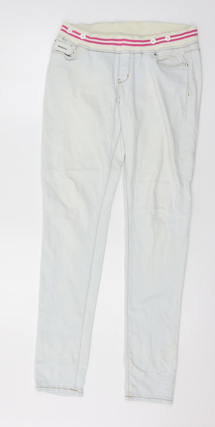 Daysie Womens Blue Denim Skinny Jeans Size 14 L32 in