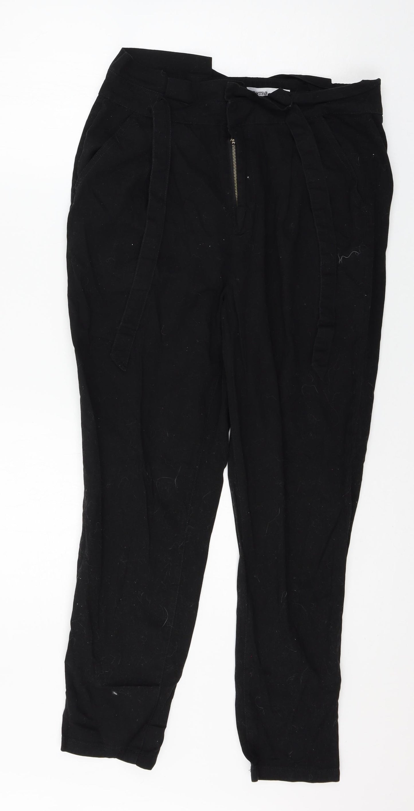 Just Fab Womens Black   Trousers  Size 30 in L25 in