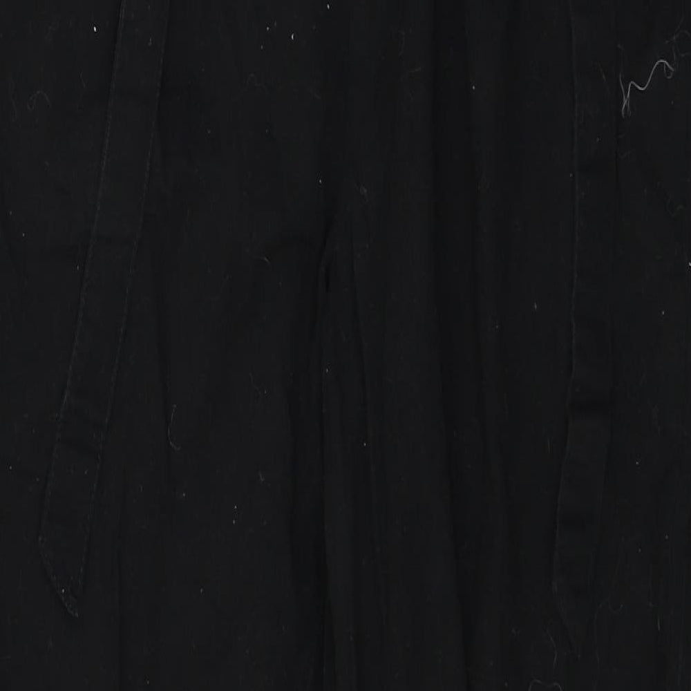 Just Fab Womens Black   Trousers  Size 30 in L25 in