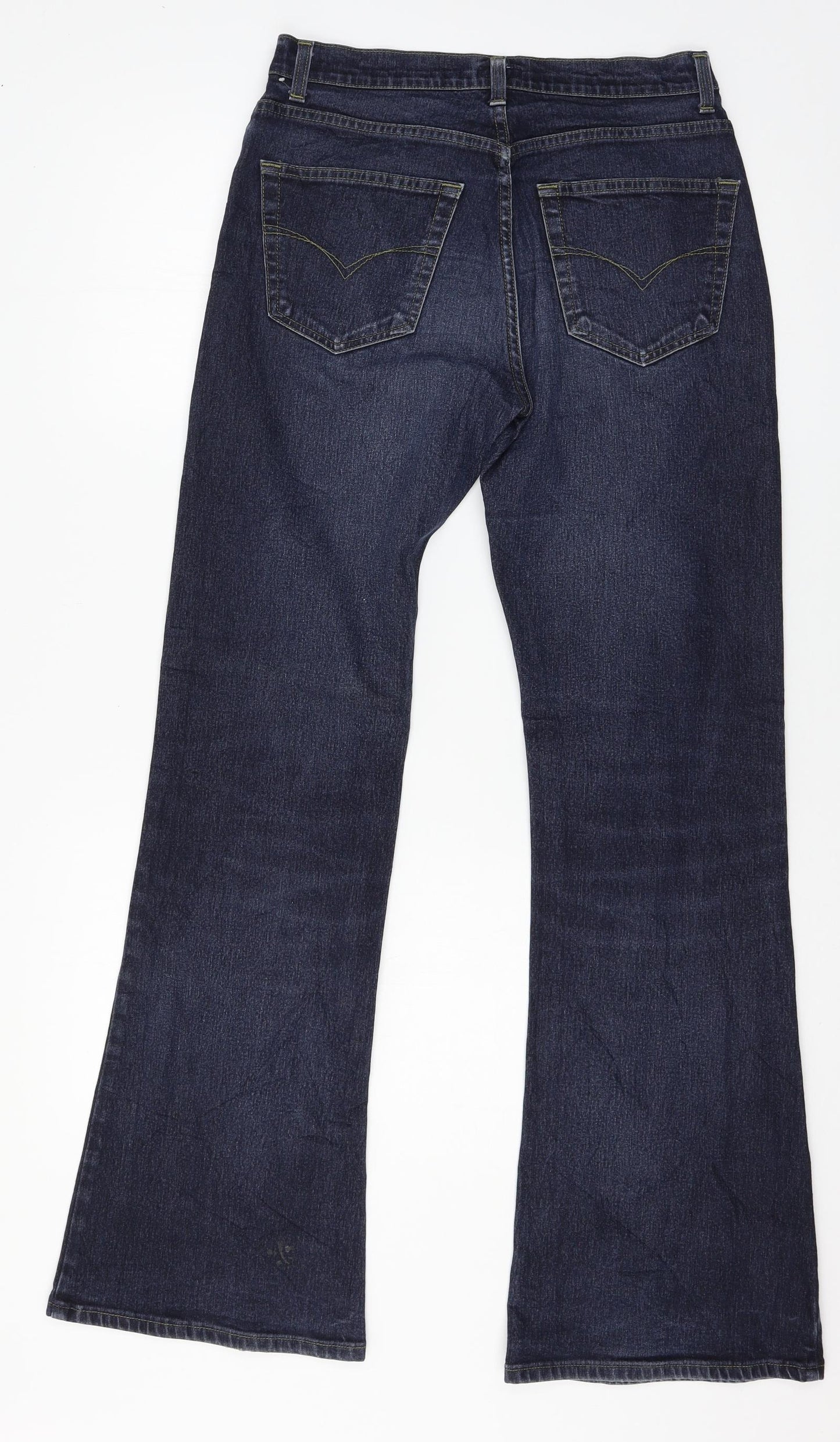 STACCATO Womens Blue  Denim Straight Jeans Size 14 L31 in