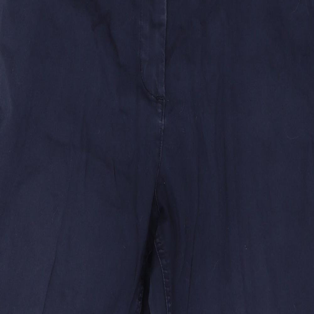 Per Una Womens Blue   Trousers  Size 18 L26 in