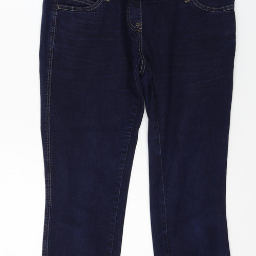 NEXT Womens Blue  Denim Skinny Jeans Size 12 L29 in