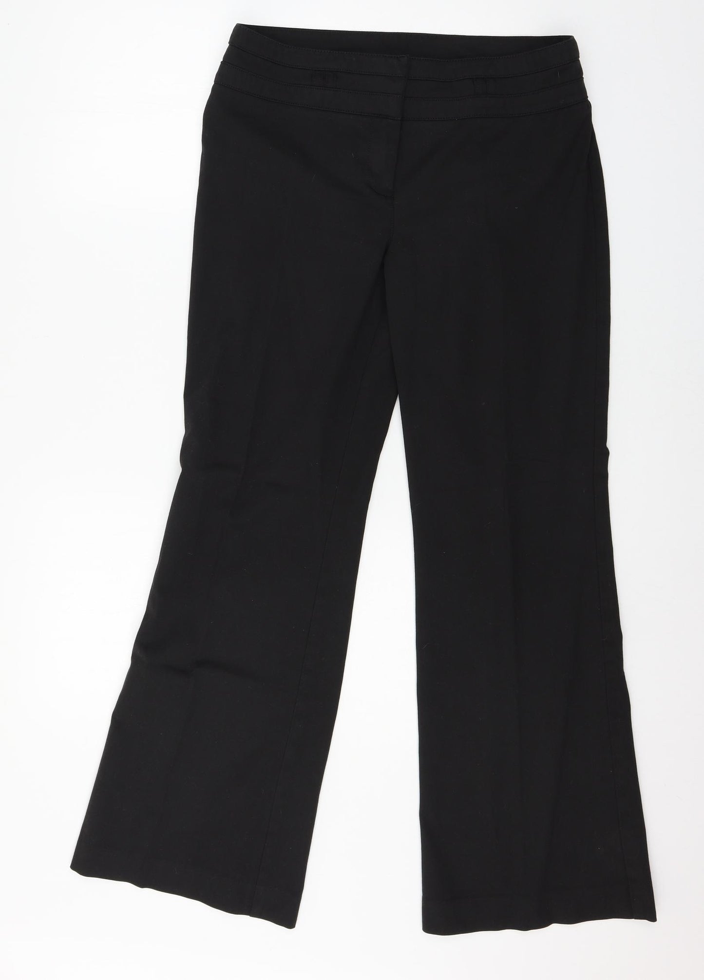 NEXT Womens Black   Trousers  Size 12 L30 in