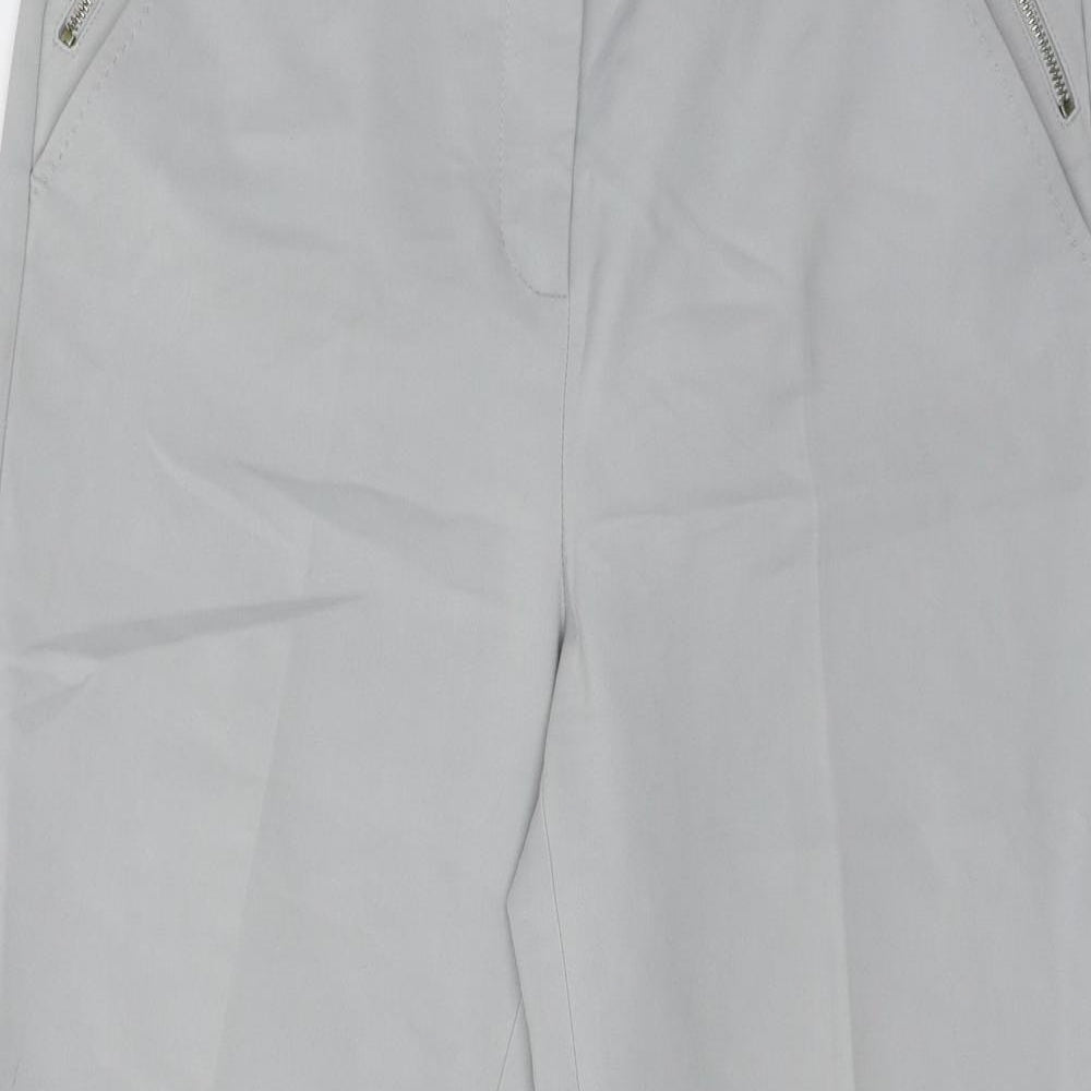 Per Una Womens Grey   Trousers  Size 12 L25 in