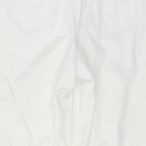 Gerry Weber Womens White   Cropped Trousers Size 36 in L24 in