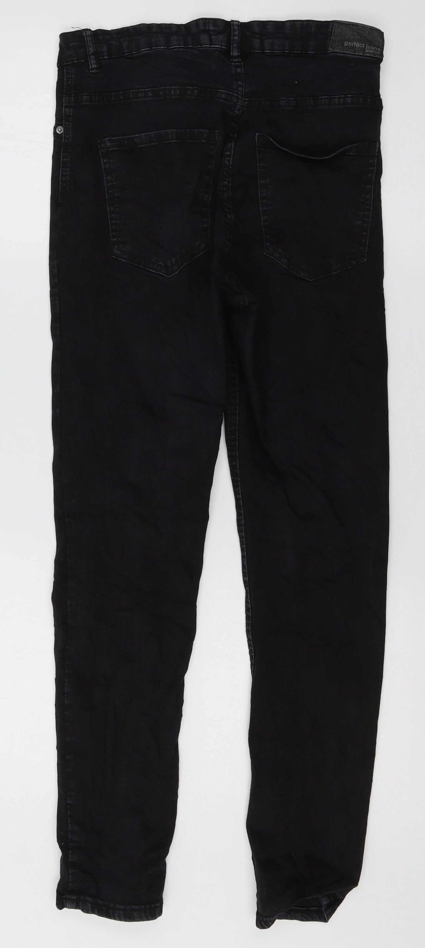 Gina Tricot Womens Black  Denim Skinny Jeans Size L L27 in