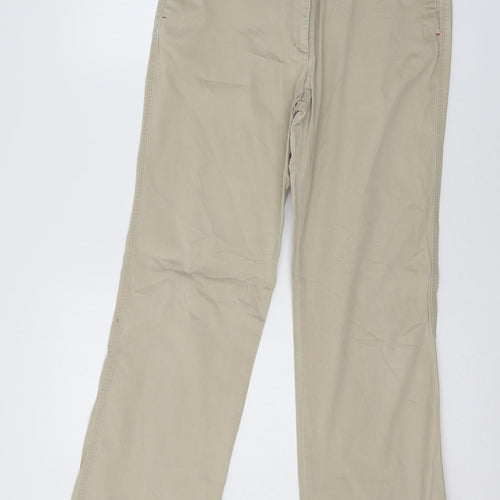 Cecila Classics Womens Beige   Trousers  Size 12 L20 in