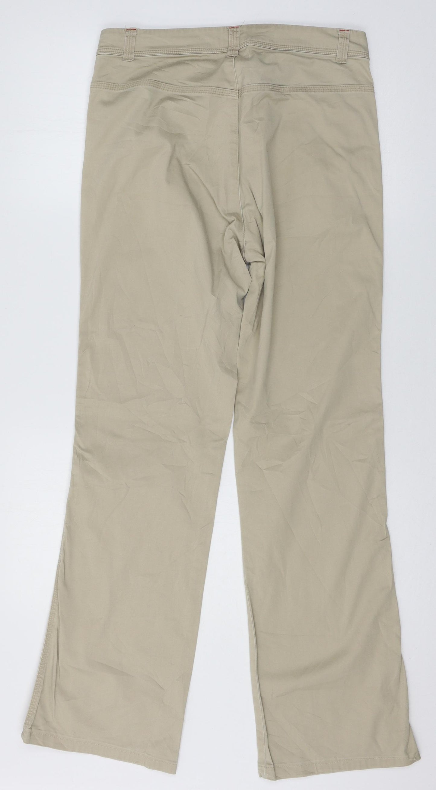 Cecila Classics Womens Beige   Trousers  Size 12 L20 in