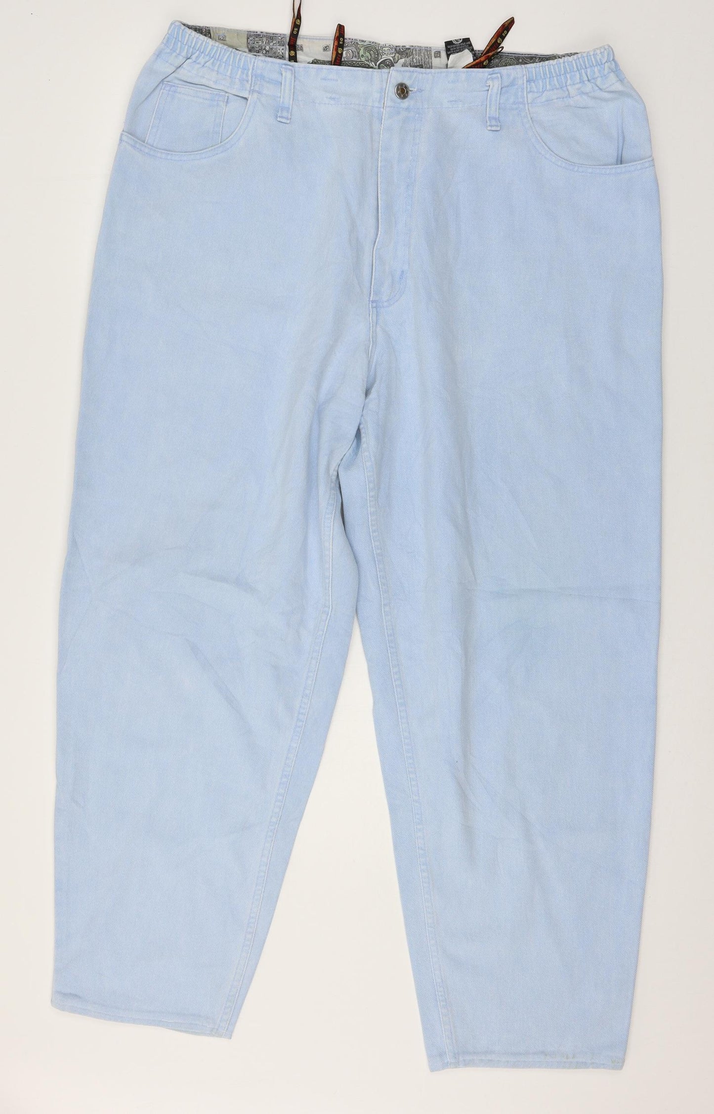 Jinglers Womens Blue  Denim Mom Jeans Size 24 L28 in