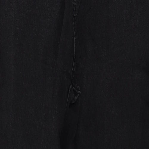 Denim & Co. Womens Grey  Denim Skinny Jeans Size 14 L28 in